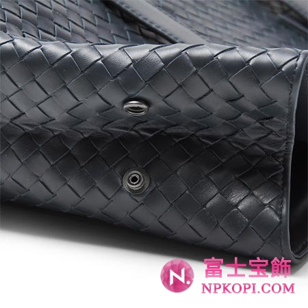 ボッテガ ヴェネタ/BOTTEGA VENETA/ レザートートバッグ /ダークネイビー169612 vq131 4014